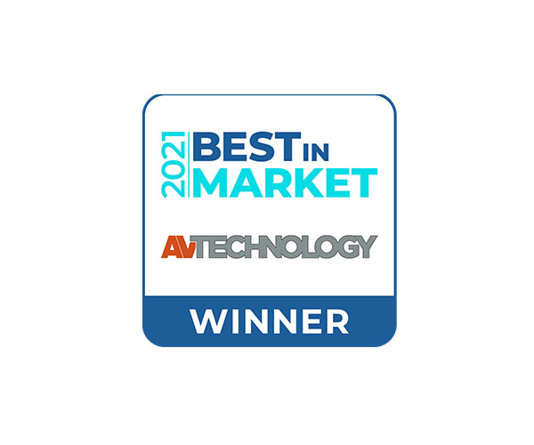 InfoComm Best in Market 2021 Award