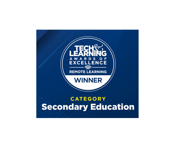 Tech&Learning remote learning winner secondary 2021