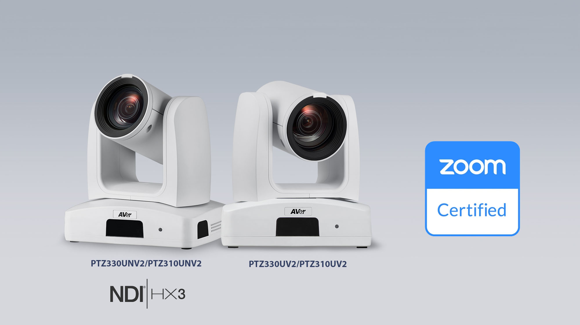 AVer Information Inc. Celebrates Zoom Certification for PTZ300V2 Series Professional PTZ Cameras