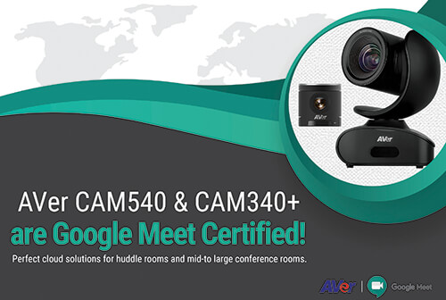 Aver Adds Two Cameras As Google Certified Hardware