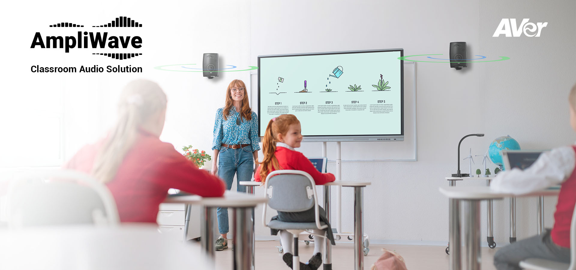 AVer Launches AmpliWave Classroom Audio Solution at FETC 2024