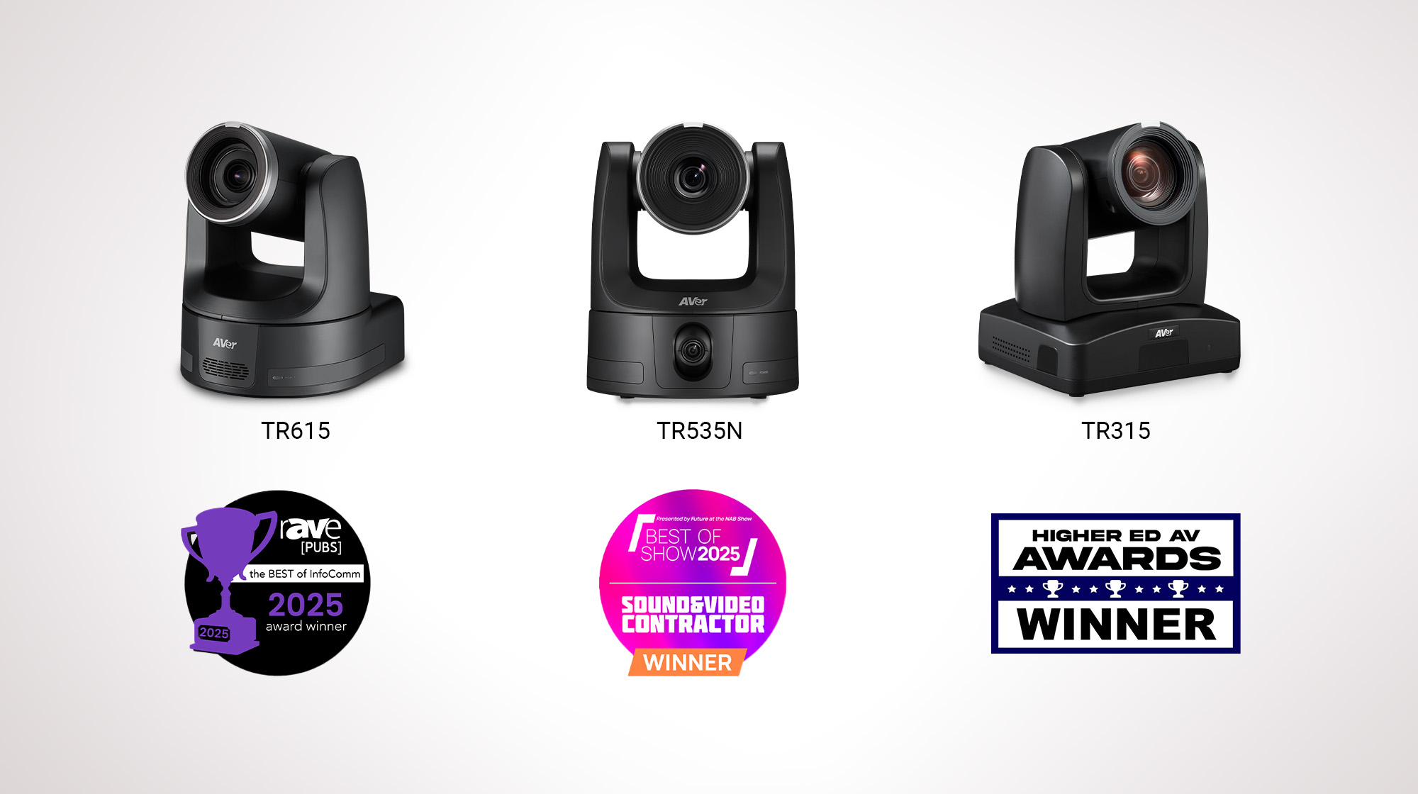 AVer Wins Three Prestigious Awards at InfoComm 2025