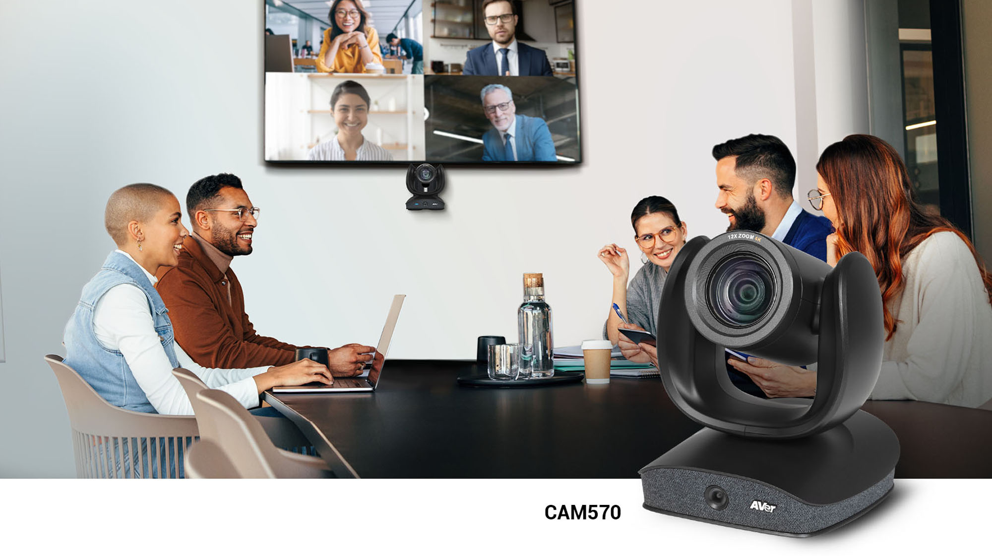 AVer Announces CAM570 Camera Certified for Microsoft Teams