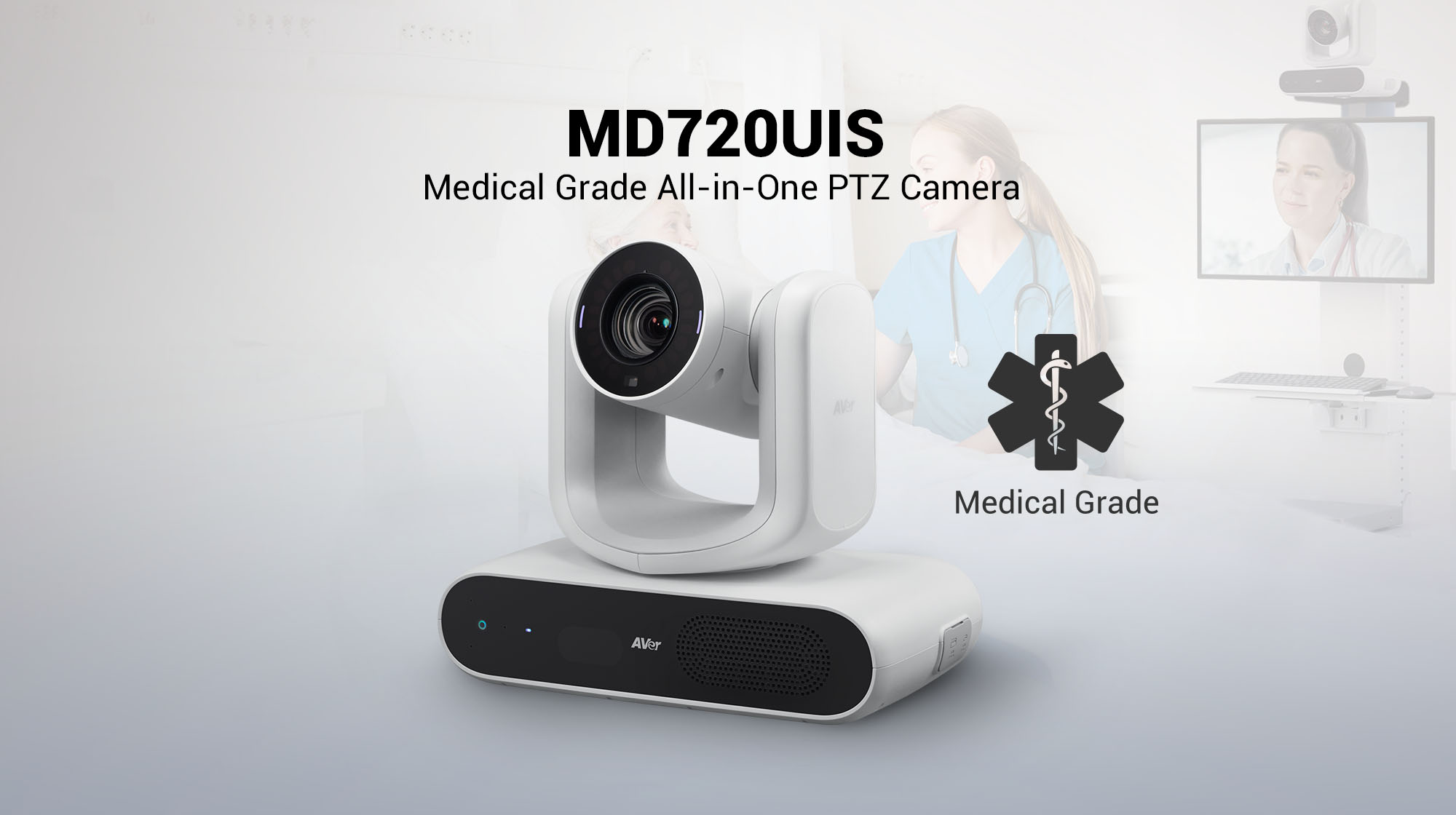 AVer Launches Revolutionary MD720UIS All-in-One Medical Grade AI PTZ Camera with Android™ Inside