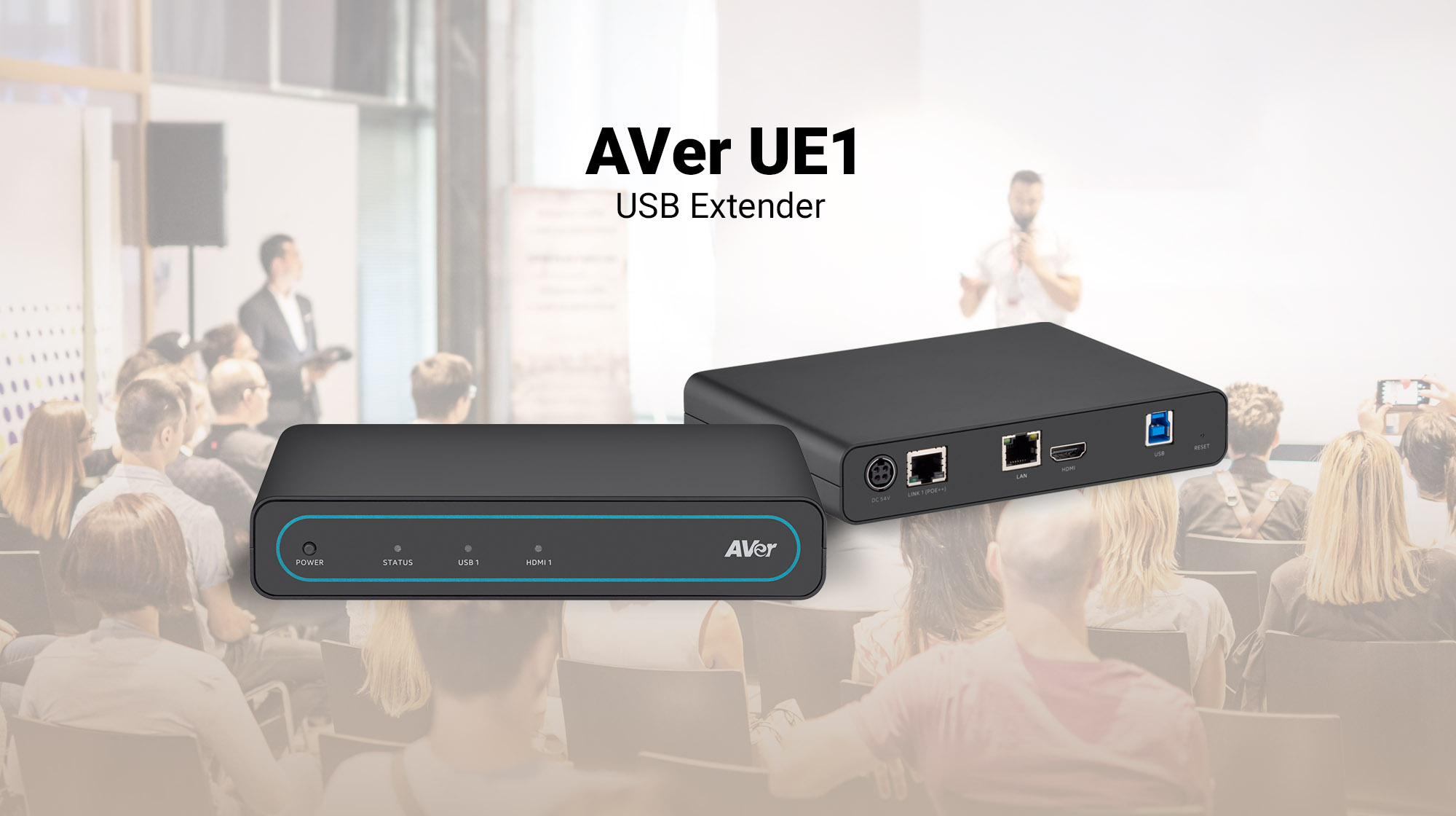 AVer Launches UE1 USB Extension, Extending Reach and Flexibility of PTZ Cameras