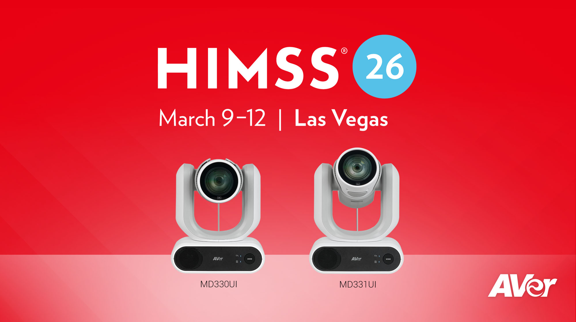 AVer To Showcase Medical Grade PTZ Cameras at HIMSS 2026