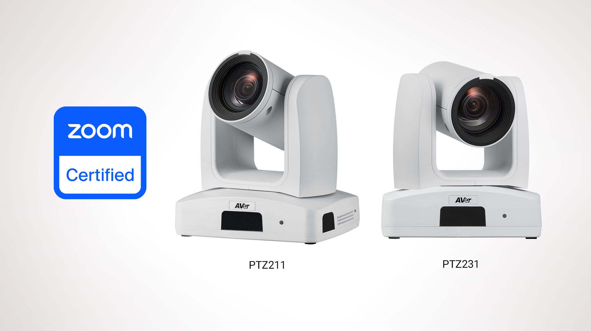 AVer’s PTZ231 and PTZ211 Cameras Achieve Zoom ProAV Certification
