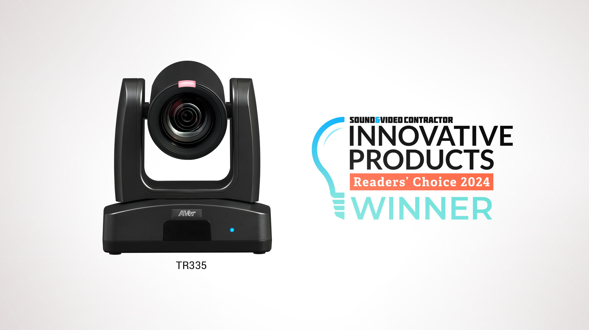 AVer’s TR335 PTZ Camera Wins Prestigious SVC Innovative Product Award