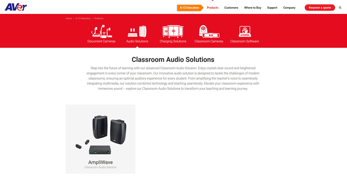 AVer Education - Classroom Audio System | AVer USA